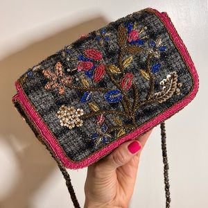 Zara beaded purse